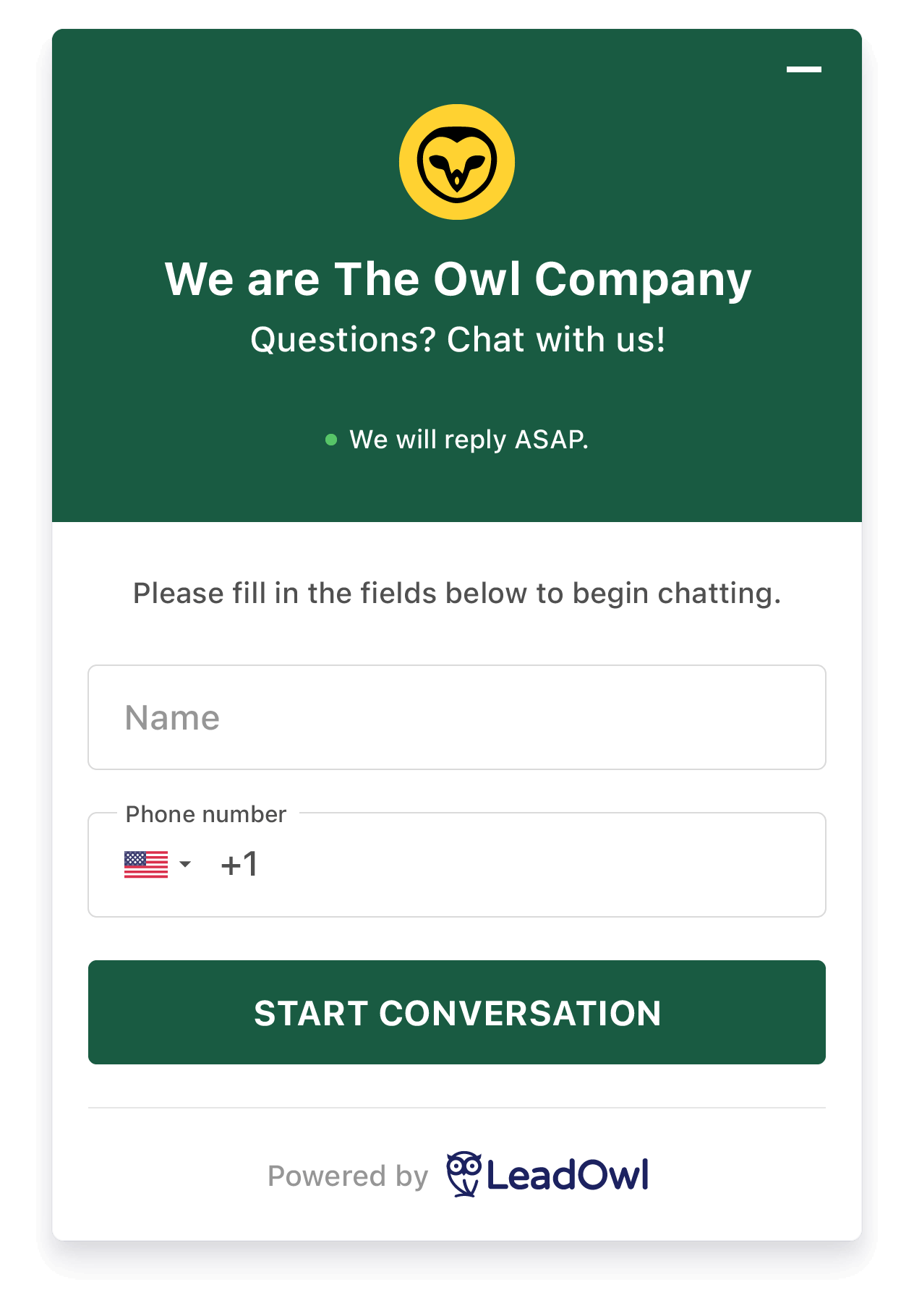 Website chat